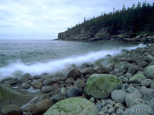 ocean_TEMP0100.JPG   -   Ocean surf and Otter cliffs, Acadia National Park, Maine