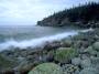 Ocean surf and Otter cliffs, Acadia National Park, Maine