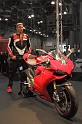 Ducatti Fashion show with Ducatti 1199. International Motorcycle Show, New York 2012