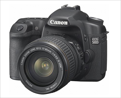 Canon EOS 50D Front View