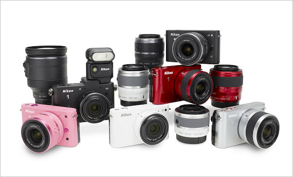 Nikon  mirrorless interchangeable lens cameras, Nikon V1 and Nikon J1