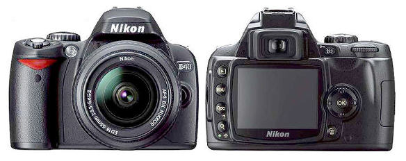 nikon d40 slr. a new Nikon DSLR, the D40.