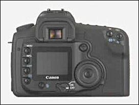Canon EOS 20D - back view