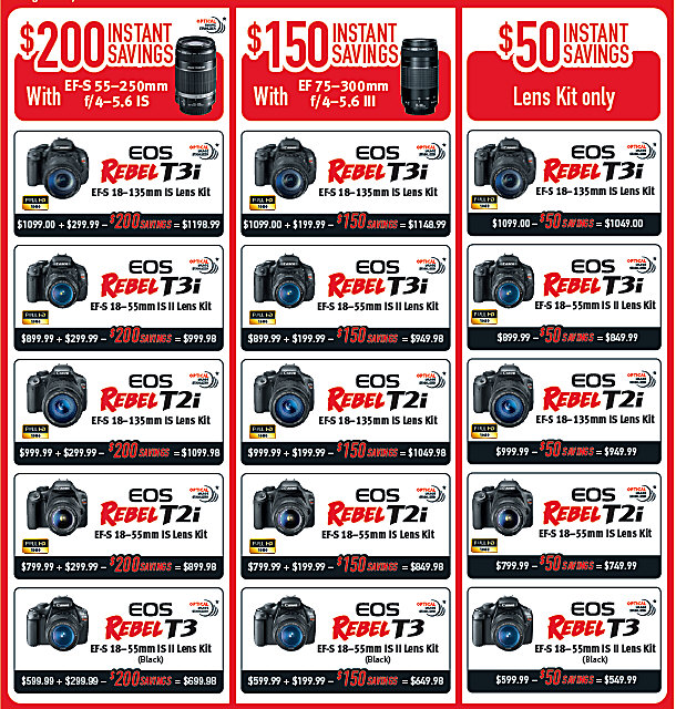 Canon rebates summer 2011