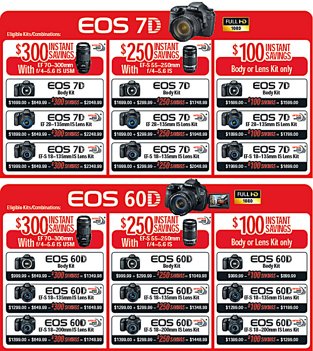 Canon rebates summer 2011