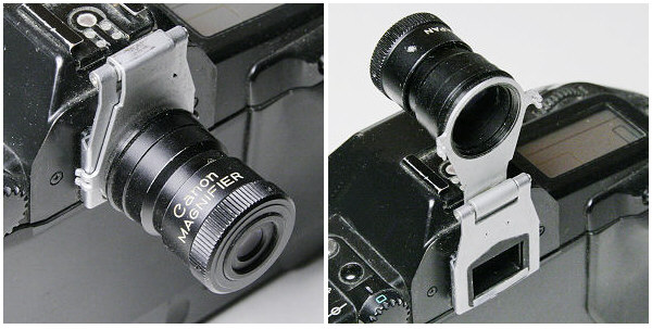 Eyepiece Magnifiers for Canon Cameras