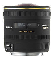 Sigma 4.5mm circular fisheye lens