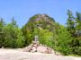 The Beehive is one of the most interesting hikes in Acadia National Park. The path goes up a 600ft cliff face and it complete with iron rungs and ladders to assit climbers