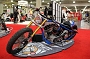 Custom bike. International Motorcycle Show, Javits Center NYC, January 2011