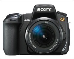 Budget DSLRS - Sony Alpha A350 