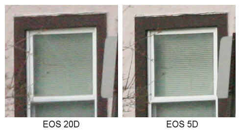 EOS 5D vs. EOS 20D - Full Frame vs. APS-C Sensors