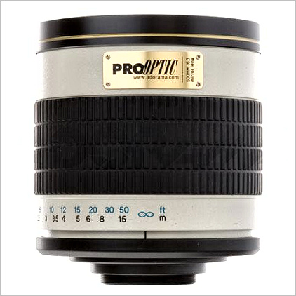 Pro Optic 500mm f6.3 - inexpensive telephoto lens