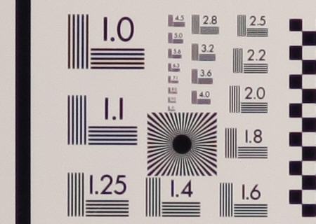 Lens testing, resolution tests